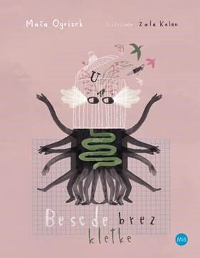 Maša Ogrizek: Besede brez kletke, naslovnica