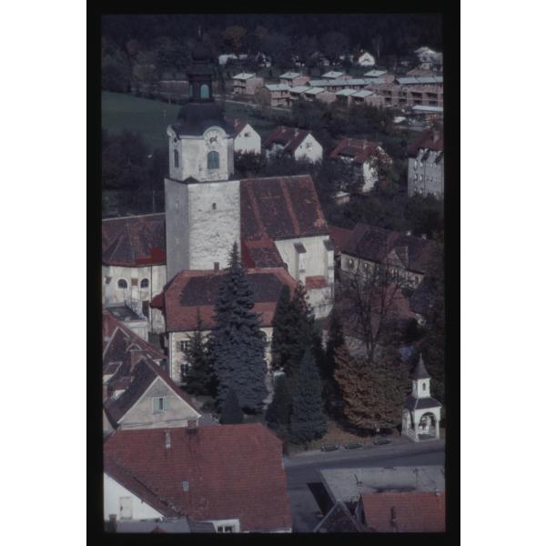Marijina cerkev v Rušah. Foto: Ludvik Šolar. Vir: Domoznanska zbirka MK