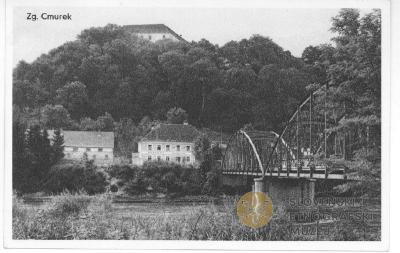 Pogled na grad Cmurek v obdobju med 1928 in 1947. Foto: Vekoslav Kramarič. Vir: Slovenski etnografski muzej