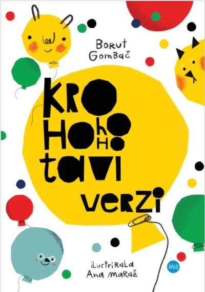 Borut Gombač: Krohohohotavi verzi, naslovnica