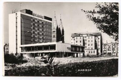 Hotel Slavija v Mariboru v šestdesetih letih 20. stoletja