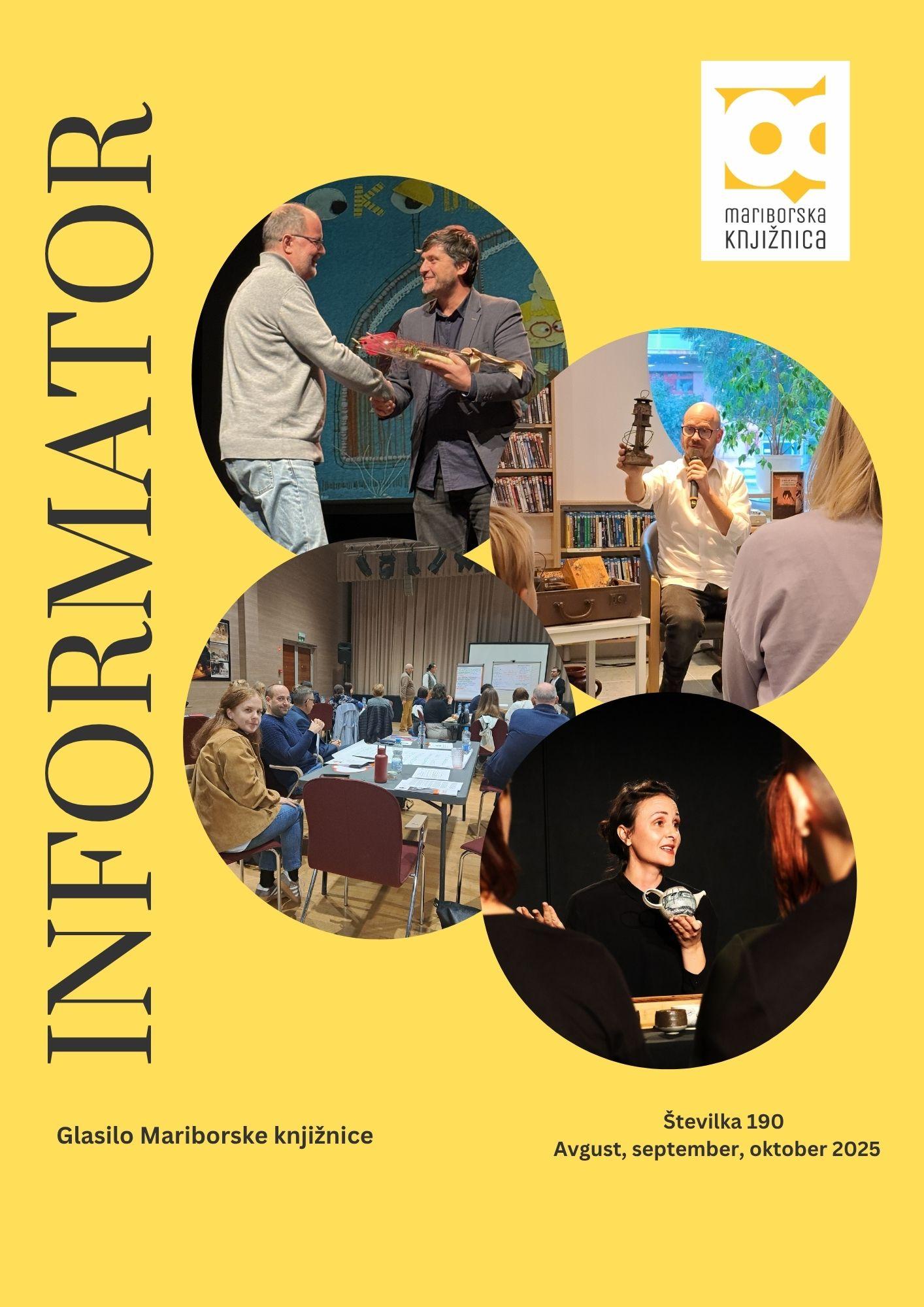 Informator št. 190 (avgust, september, oktober 2025) - Mariborska knjižnica