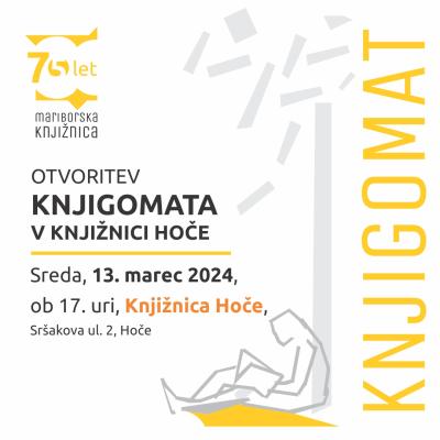 Otvoritev knjigomata Hoče