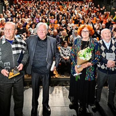 Mariborska knjižnica. Literarna postaja. Tone Partljič: Veter z vzhoda, april 2023 (Foto Marko Pigac)