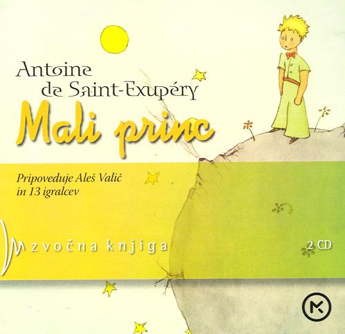 Ponudba zvočnih knjig na nosilcih zvoka v Mariborski knjižnici - primer Mali princ