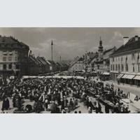Tržnica na Glavnem trgu v Mariboru ok. l. 1928