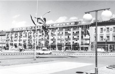 Maribor. Modna hiša l. 1966. Vir: Pokrajinski arhiv Maribor