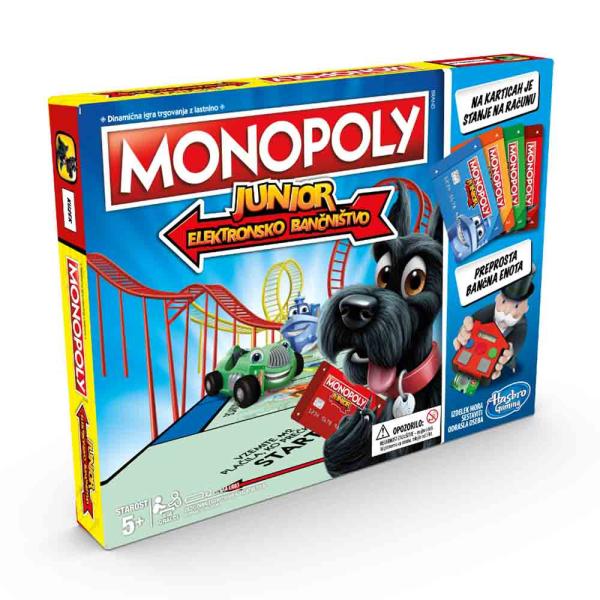Monopoly junior, elektronsko bančništvo, družabna igra