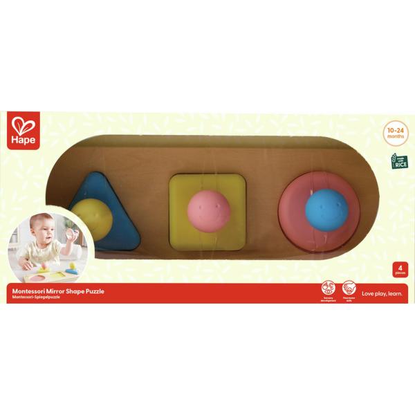 Montessori vstavljanka z zrcali, motorična igrača
