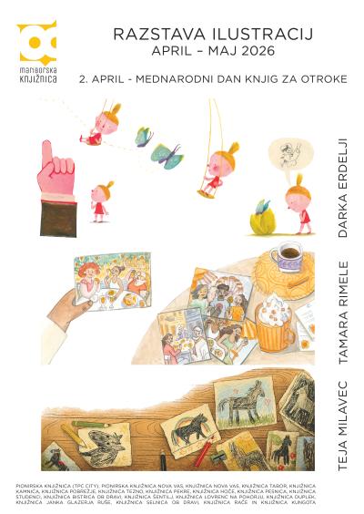 Razstava ilustracij, 2. april 2026, plakat