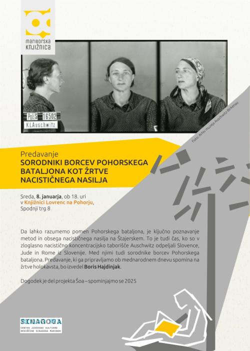 Plakat_Sorodniki borcev Pohorskega bataljona kot žrtve nacističnega nasilja