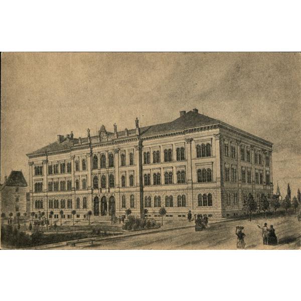 Višja realka l. 1873. Vir: Zbirka drobnih tiskov UKM