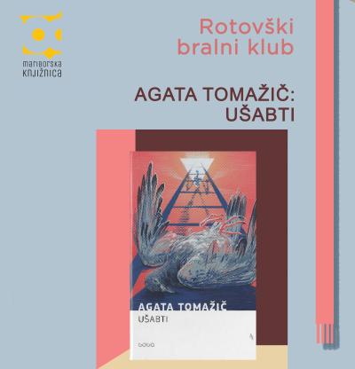 Rotovški bralni klub_plakat. Oblikovanje: Sara Šavelj Predin. 