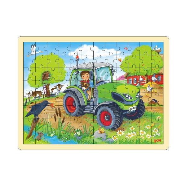 Sestavljanka traktor, izobraževalna igrača