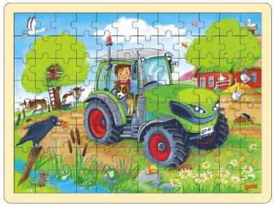 Sestavljanka traktor, izobraževalna igrača