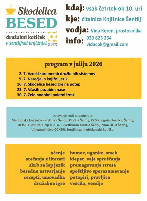 Skodelica besed februar 2025