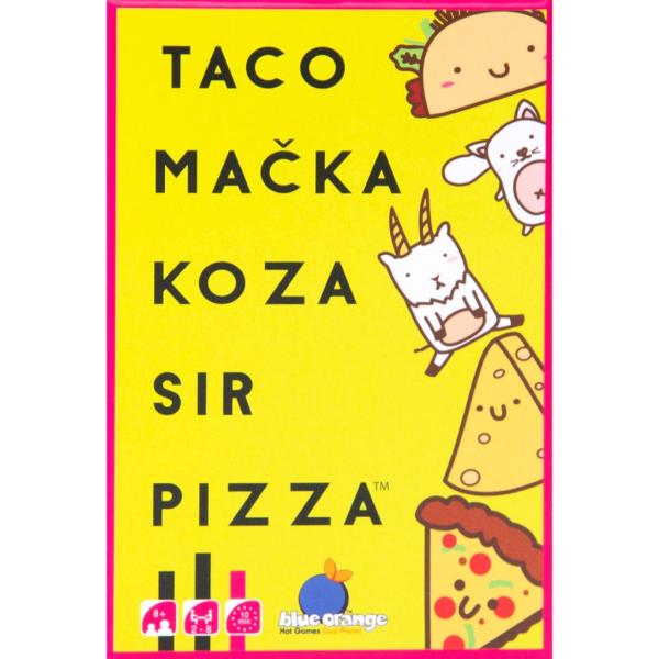 Taco mačka koza sir pizza, družabna igra