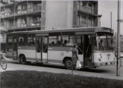 TAM-ov mestni avtobus v 70. letih 20. stol. Vir: Kamra.si (original hrani Pokrajinski arhiv Maribor)
